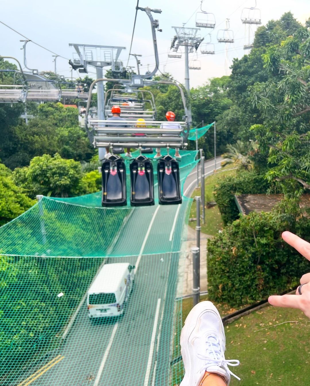 Skyride carts