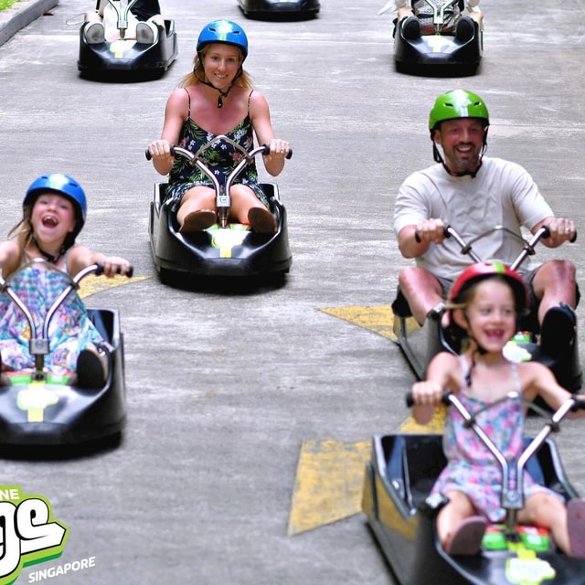 Family fun Luge